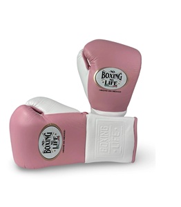 Guantes de Boxeo de Cuero Personalizados - Estilo Mexicano, Sin Boxeo No Hay Vida, Guantes de Entrenamiento y Sparring, Agarre Antideslizante, Absorción de Humedad, con Cordones - Product Image 2