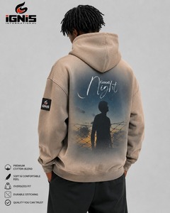 Men's Acid Wash Hoodie <b>Oversized</b> Pullover <b>Sweatshirt</b> <b>Vintage</b> Washed Casual Streetwear Hooded <b>Sweatshirt</b> with Oem Service - Product Image 5