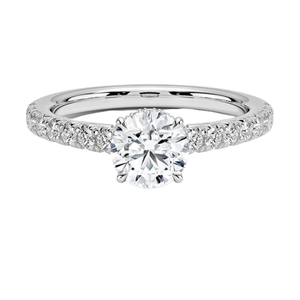 Shiny White Silver <b>Crystal</b> <b>Ring</b> for Women Elegant Wedding Engagement Anniversary Party Jewelry - Product Image 2