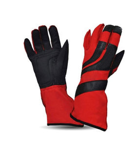 Professional High Quality Kart Racing Gloves Anti Slip Breathable Full Finger Polyester <b>Synthetic</b> <b>Leather</b> - Product Image 6