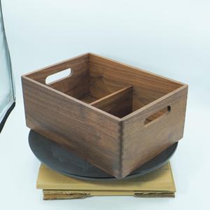 Whimsy Art Craft Premium Modern Eco-Friendly Handmade Wooden Storage <b>Bin</b> with Handles for Home Decor Gift Everyday Organization - Product Image 3