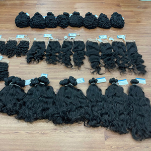 Extensiones de Cabello Ondulado Vietnamita Virgen de Gran Venta, 100% Cabello Humano, Doble Trama, Puntas Gruesas, Suaves y Sedosas, Aspecto Natural, Listas para Venta al por Mayor - Product Image 4