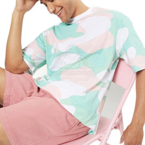 Men's Short Sleeve <b>Camouflage</b> T-<b>Shirt</b> O-Neck Oversized Fit Fleece Front Casual Wear Printed Pattern Breathable Eco-Friendly - Product Image 4