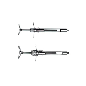 Seringue dentaire manuelle pliable en acier inoxydable de haute qualité, réutilisable, avec poignée à pouce, certifiée CE - Product Image 6