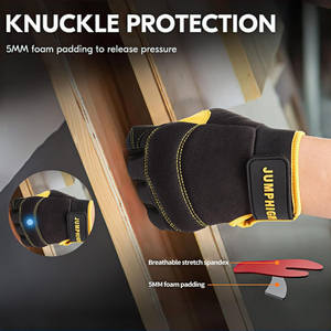 Guantes de Trabajo de Cuero Vantrex Industries para Mecánicos, Trabajo Pesado, Seguridad Industrial, Soldadura, Jardinería y Conducción - Product Image 5