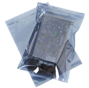 LDPE Antistatic Zipper Top Jumbo <b>Bag</b> L90xW90xH110cm Durable ESD Protection Biodegradable Bulk Material Packaging Customizable - Product Image 3