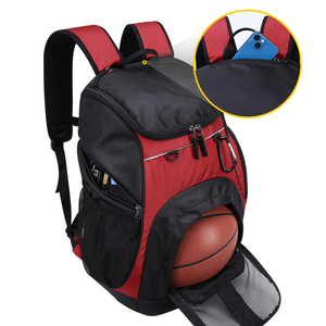 Sac de basketball en nylon léger sur mesure de qualité supérieure, le plus vendu, avec doublure en polyester, fermeture éclair, capacité 22L, sac à bandoulière sport - Product Image 5