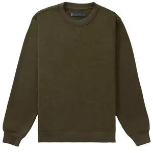 Men's Winter Sweatshirts-Custom Crewneck Long Sleeve <b>Thick</b> <b>Fleece</b> 100% Cotton Sweatshirts with Custom Logo-High Quality - Product Image 4