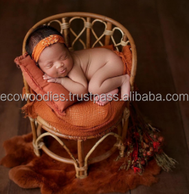 Cesta de Cuna Portátil de Madera Tejida a Mano, Ecológica e Impermeable, para Bebés, Accesorios de Fotografía para Recién Nacidos, Cama para Niños Pequeños, Dormitorio, Sala de Estar - Product Image 4