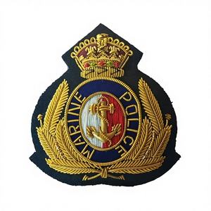 Parches y Emblemas Bordados a Mano en Tela de Fieltro para Decoración de Uniformes - Product Image 1