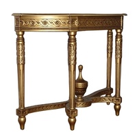 Table console antique Table d'entrée de province française Table d'entrée en bois massif pour meubles de salon de luxe et meubles d'hôtel