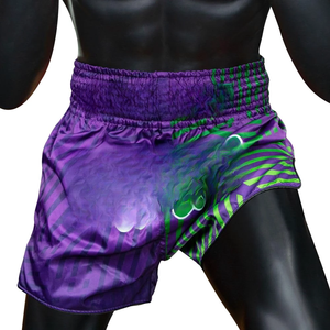 Camiseta de Muay Thai para Hombre, Transpirable, Cintura Elástica, Ligera, Colorida, para Entrenamiento, Gimnasio, Kickboxing - Product Image 5