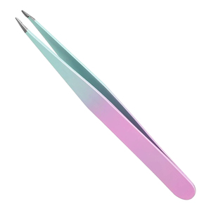 Ensemble de pinces à sourcils en acier inoxydable de qualité supérieure avec ciseaux pour le soin des sourcils, pinces durables en acier inoxydable OEM - Product Image 4