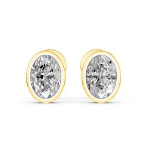 Pendientes de Oro Sólido de 9k, 14k y 18k con 1.04 ct LGD, Fabricante Ético de Joyería Fina, Venta al Por Mayor RJC ODM OEM EA502328 - Product Image 1
