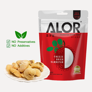 Ramboutan 100% lyophilisé et fruit Durian congelé sucré Tropical FD Processus de séchage Type de traitement gonflé - Product Image 3