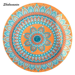 Tapis de table de luxe imprimé en polyester et coton pour la maison, napperon de cuisine indien résistant à la chaleur, accessoires de cuisine en gros - Product Image 3