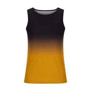 High Quality Men's Knitted Plus Size Breathable Cotton Tanktop Singlet Active Wear - Product Image 3