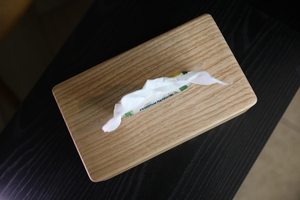 Caja de pañuelos de madera natural, portapañuelos rectangular, diseño clásico hecho a mano, estuche ecológico para sala de estar, mesa de café, hogar - Product Image 6