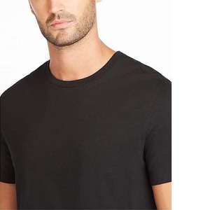 Custom 100% Cotton Drop Shoulder T-Shirts Hip Hop High Quality Plain Cropped Blank Mock Neck Heavyweight T-Shirt For Men - Product Image 3