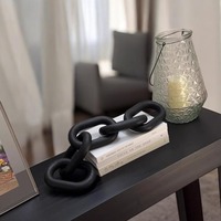 Colliers Art Déco HC-9885 sur mesure en bois plaqué or avec chaîne à maillons à ressort et perles épaisses, pour mariage, couleurs et tailles variées, pour la revente