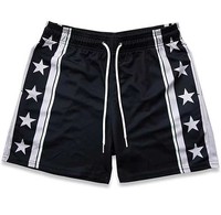 Shorts de course rayés respirants pour hommes grandes tailles en tissu aérodynamique sublimé, imprimés sur mesure pour la compétition