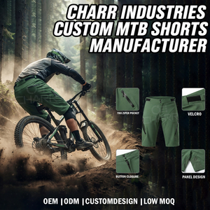 Shorts de course professionnels pour VTT et BMX, unisexe, respirants, à séchage rapide, antibactériens, écologiques, pour le VTT - Product Image 1