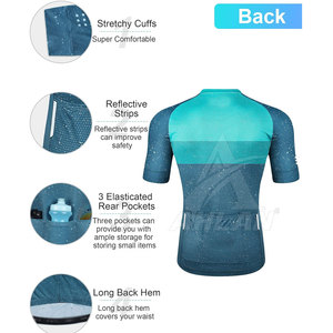 เสื้อเจอร์ซีย์ปั่นจักรยานแบบยืดหยุ่น เนื้อผ้าระบายอากาศ สำหรับการฝึกซ้อมระยะไกล - Product Image 4