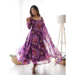 ชุดน้ำตก Duptta ที่สง่างาม - Product Image 3