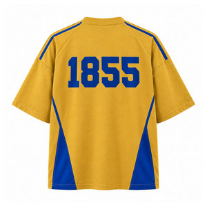 T-shirt décontracté pour homme Sigma Chi 1855 à blocs de couleur, manches courtes, col rond, motif imprimé, coupe classique, style grec - Product Image 3
