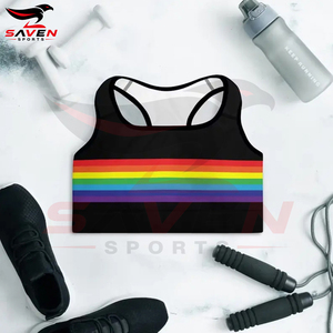 Soutien-gorge pour femmes imprimé par sublimation avec logo personnalisé, vente en gros de soutien-gorge de sport respirant de qualité supérieure pour le fitness et le yoga - Product Image 2
