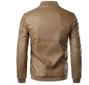 Chaqueta de Cuero de Diseño Moderno de Alta Calidad para Hombre, Chaqueta de Motociclista de Cuero para Hombre, Chaquetas de Invierno a la Moda - Product Image 6