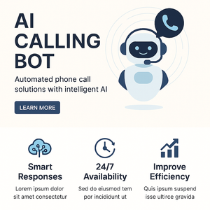 Bot d'appel vocal IA multilingue - Solution de marque blanche pour centres d'appels B2B, intégration CRM, entreprises, stock MAC - Product Image 5