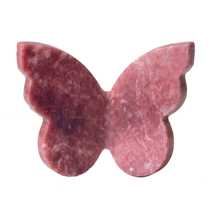 คริสตัลผีเสื้อบินคุณภาพสูง สีชมพูทูลไลต์ พร้อมปีกหินบำบัด แกะสลักผีเสื้อ 3 มิติ และคริสตัลตกแต่ง ขายส่ง - Product Image 6