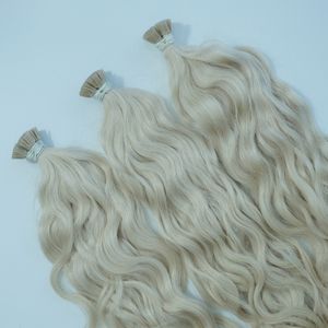 Usine En Gros 100% Cuticules Saines Alignées Extensions De Cheveux Humains De Luxe Italien Kératine Vague Naturelle Pointe Plate Extension De Cheveux - Product Image 3