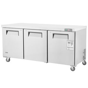 Tavolo Refrigerato Commerciale a 3 Porte in Acciaio Inox da 72 Pollici per Preparazione Sandwich e Insalate, Attrezzatura per Cucine Professionali - Product Image 1