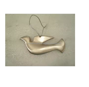 Oiseaux en métal de qualité décor de Pâques arbre de Noël ornement suspendu pendentifs de Noël en métal personnalisés - Product Image 1