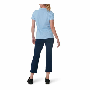 Camiseta Polo de Algodón Suave para Mujer, Venta Directa de Fábrica, Cuello Alto Acanalado, 100% Algodón, Tie Dye - Product Image 5