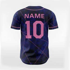 Camisetas de Béisbol Sublimadas Personalizadas, Último Diseño, Ropa Deportiva Transpirable, Camiseta de Béisbol Sublimada Personalizada al por Mayor en Tallas Grandes - Product Image 3