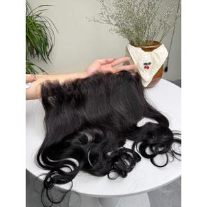 ผมเวียดนามแท้แบบ HD Undetectable 13x4 Frontal  แบบตรงธรรมชาติ สีดำ  ขายส่ง - Product Image 2