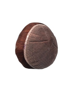 Perruque en cheveux humains avec dentelle frontale pour hommes - Cheveux indiens Remy légers et imperméables, prothèse - Product Image 3