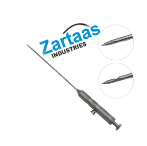 Aiguille de suture en acier inoxydable, aiguille de fermeture 1,5 mm 2,2 mm, autoclavable, aiguille à perforation automatique du fil, instruments laparoscopiques - Product Image 1