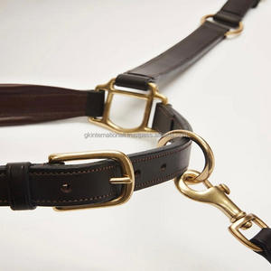 Silla original de cuero para caballos, cabestro de Carreras de Caballos de cuero acolchado ajustable completo hecho a medida, accesorios para caballos - Product Image 3