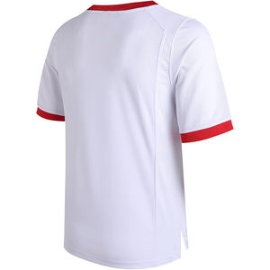 Camiseta de Fútbol Americano al por Mayor de Primera Calidad, 100% Poliéster, Logotipo Personalizado, Impresión por Sublimación, Transpirable, de Secado Rápido, Corta - Product Image 3