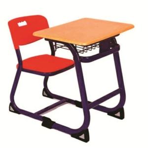 Conjunto de Muebles Modernos BFPL SB 113, Asientos Moldeados en HDPE y ABS con Borde Postformado de 25 mm, Escritorio y Soporte de Tubo Metálico - Product Image 5