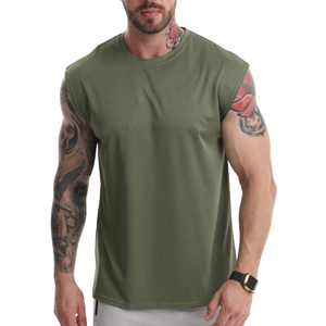 <b>Mens</b> Sleeveless Cotton Eco-Friendly Training Shirts Lightweight Sports Tank <b>Top</b> Breathable Quick Dry Gym Fitness Workout <b>Muscle</b> - Product Image 1