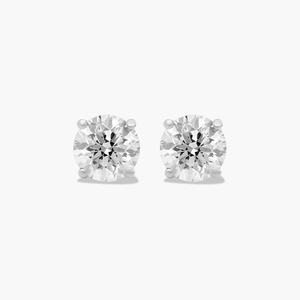 Boucles d'oreilles clous unisexes de luxe en argent 925 de haute qualité, plaquées or rose, avec diamants, cadeau idéal pour fête, fiançailles, anniversaire - Product Image 2