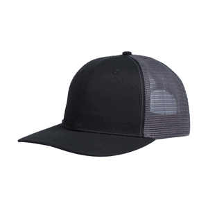 RICSA Blue White Mesh Leather Trucker <b>Cap</b> 3D Embroidery Logo Unisex Adjustable Breathable Casual Hat for Spring Summer Adults - Product Image 6
