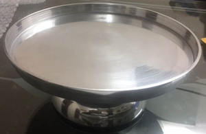 Grand plateau à gâteaux et pâtisseries en argent, accessoires de cuisine pour mariages, fêtes, présentoir à biscuits, outils à gâteaux - Product Image 5