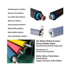 Rouleau d'impression en caoutchouc Phoenix Abc pour machines d'impression offset, flexo et rotogravure, haute précision, transfert d'encre industriel, dureté Shore - Product Image 4