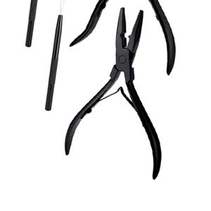 Kit d'outils professionnels IMANS ENTERPRISES pour extensions de cheveux, pinces à micro-anneaux en acier inoxydable, outil d'installation à domicile - Product Image 3